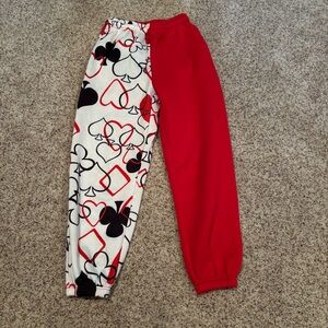Two Toned Suites of Cards Pants